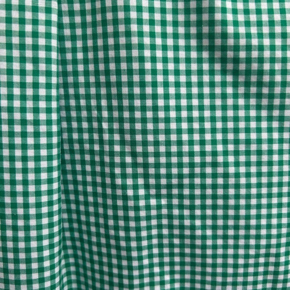 Vineyard Vines Classic Fit Tucker Long Sleeve Button Down Green Gingham S Shirt - Picture 6 of 6